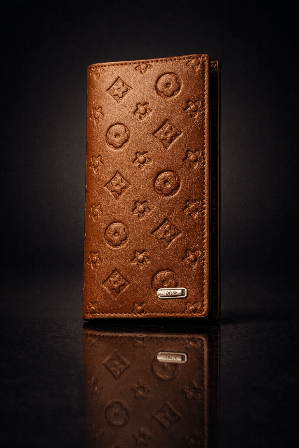 New Design Long Wallet for Men & Women | 12 Card Slots | Half Zip Pocket  - Black