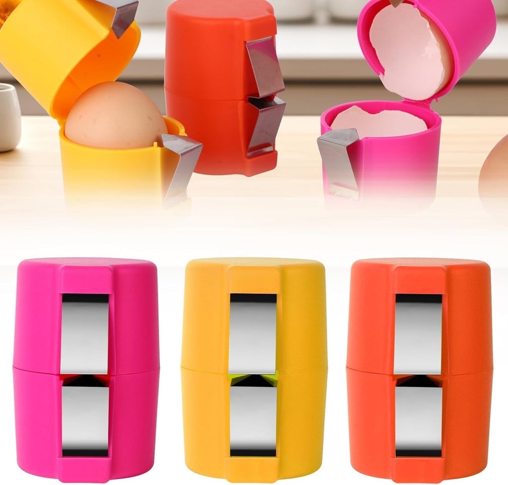 Egg Shell Opener – Durable Design, Smooth Cutting, Comfortable Grip | Easy Egg Opening Tool for Kitchen & Daily Cooking Use