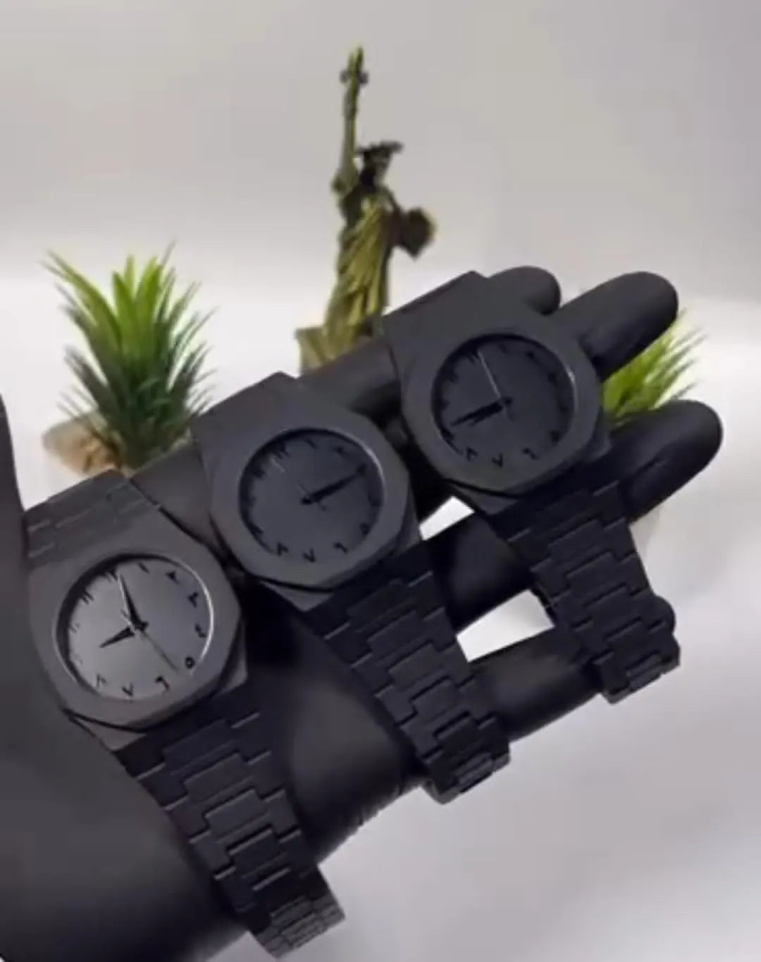 Full BLACK AURA Quartz Watch – Lightweight Design, , Premium Quality & Finish - Best Quality Analog Watch For Boys
