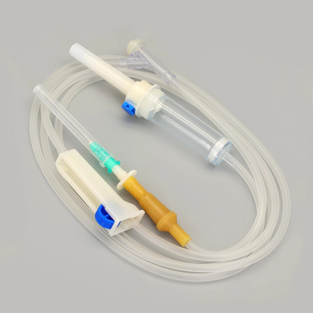 Disposable I.V Drip Set – Sterile Intravenous Infusion Set with Regulator