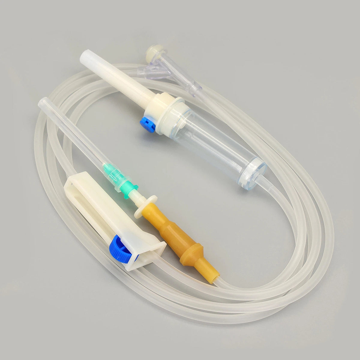 Disposable I.V Drip Set – Sterile Intravenous Infusion Set with Regulator