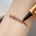 ( Tattoo brow) 4 Points Tip Tattoo Pen | 4 Tip Tattoo Eyebrow Pen | Eyebrow Pencil Creates Natural Makeup Effect - black
