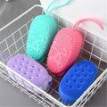 Silicone Body Scrubber Bath Sponge – Soft Exfoliating Shower Brush for Men & Women (Random Color)