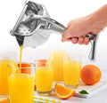 Stainless Steel Lemon & Orange Clip Handheld Fruit Juicer – Durable Manual Portable Citrus Squeezer for Kitchen & Baby Fruit Juice