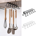 10 Hooks Mug Cups Wine Glasses Storage Hooks Kitchen Utensil Ties Belt And Scarf Organizer Hanging Hook Rack Holder Under Cabinet Closet Random Color