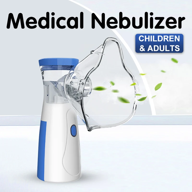 Portable Nebulizer For Asthma – Compact Inhaler Nebulizer Machine For Kids And Adults | Medical Grade Steam Therapy Device For Easy Breathing Relief