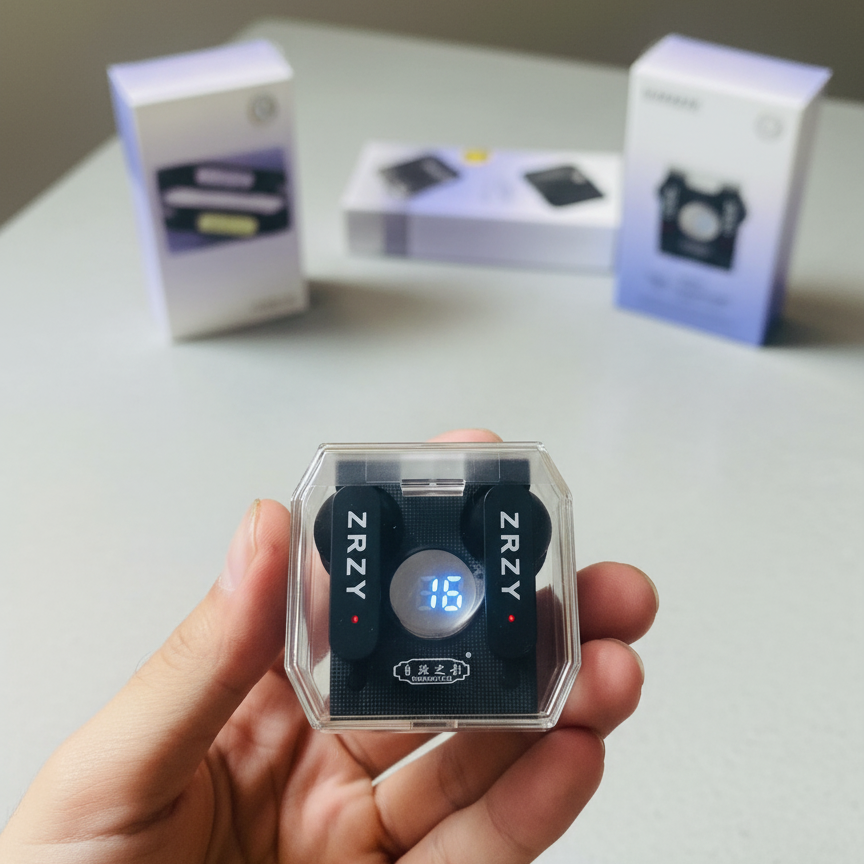 Zrzy New Model BT D30 | Digital Display Bluetooth Device with Long-Lasting Battery – Reliable, Modern & Portable