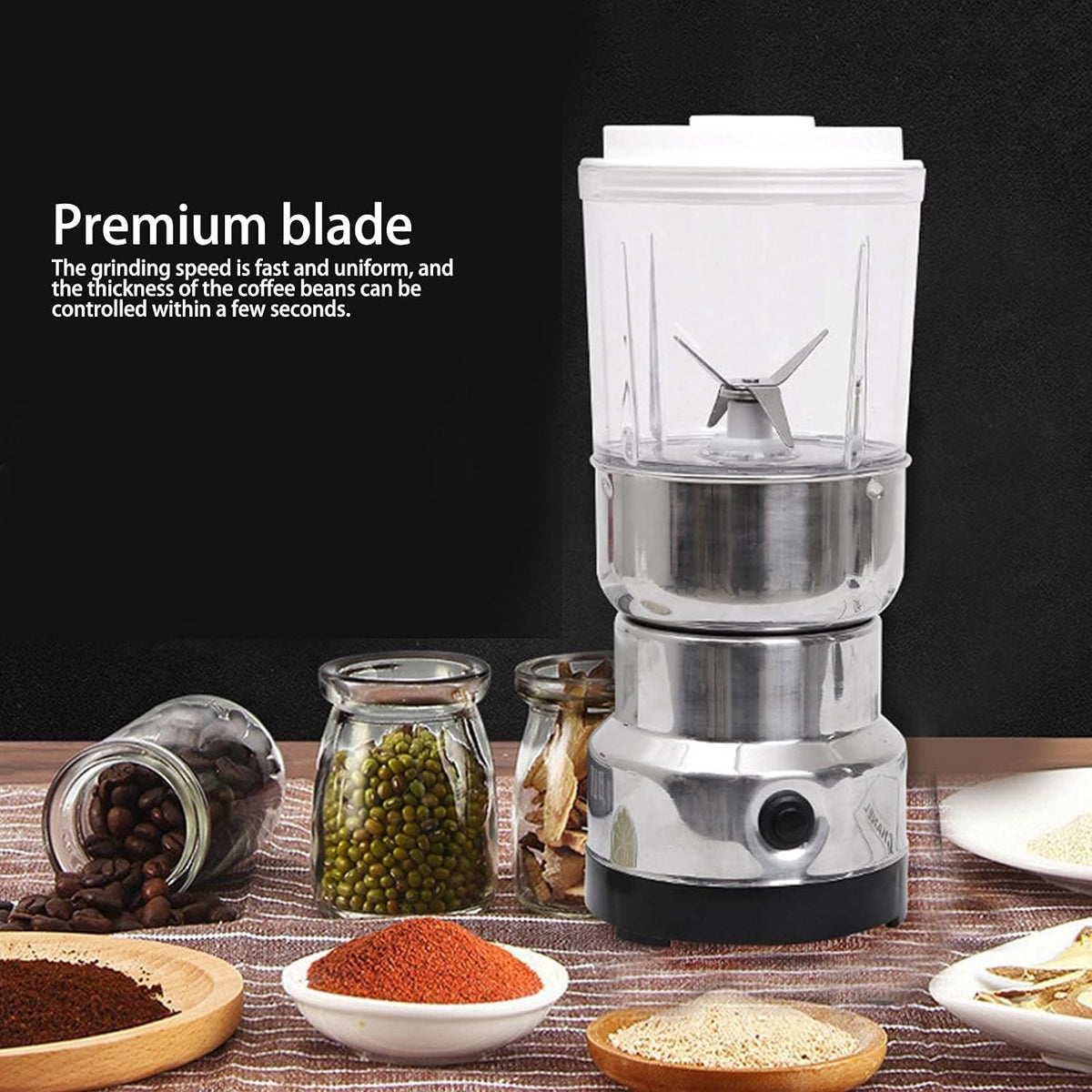 2 in 1 RAF Coffee And Juice Electric Blender | Premium Quality Multifunctional Kitchen Blender For Smoothies, Juices, And Coffee | Powerful Motor & Durable Design