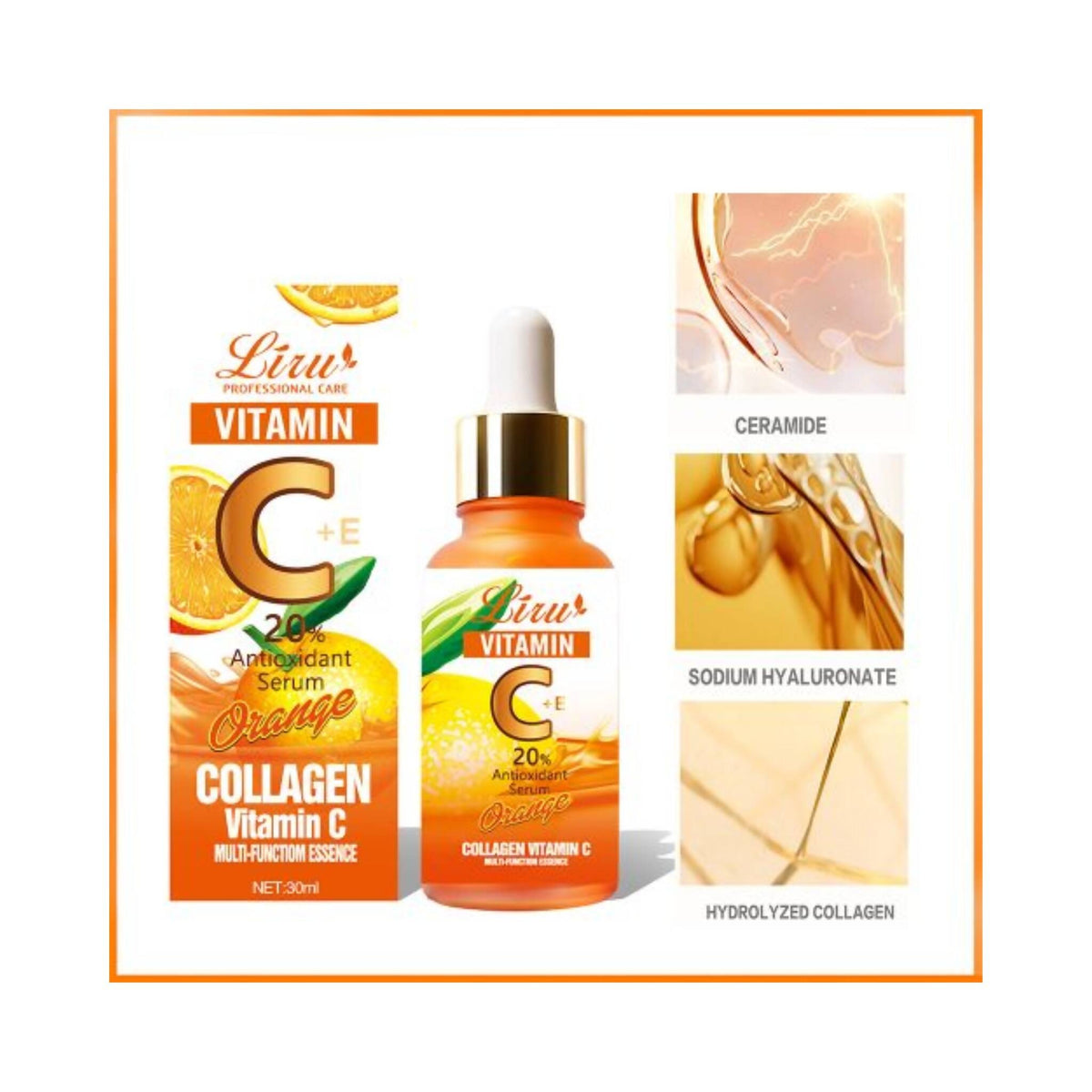 Liru Professional Care Vitamin C+E Antioxidant Serum 30 ML