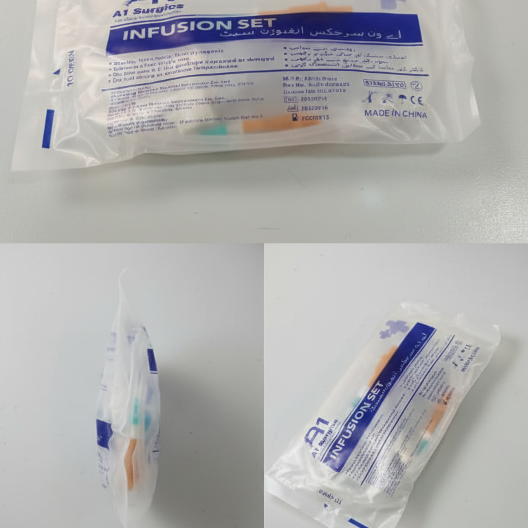Disposable I.V Drip Set – Sterile Intravenous Infusion Set with Regulator