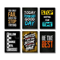 Set Of 6 Motivational Wooden Canvas Frames For Wall Decore Sticky Phototiles Frames 3225214