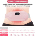 Heating Pad Women Period Pain Cramp Relief Belt | Portable Electric Menstrual Heating Pad With 3 Heat Levels & 4 Massage Modes For Belly And Waist Pain Relief
