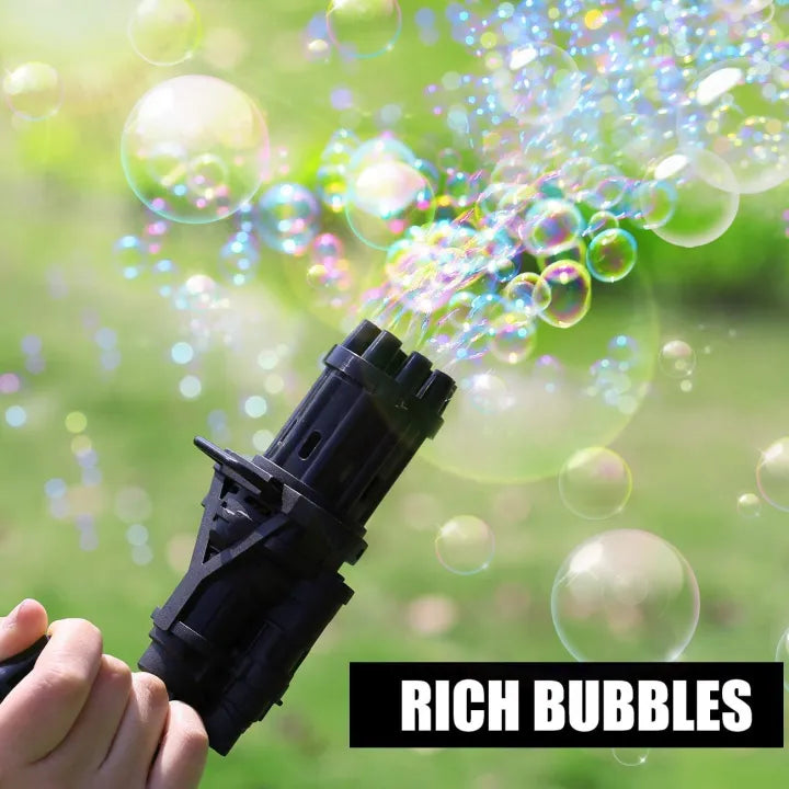 Automatic Bubble Gun For Kids Water Gatling Play Gun For Boys Girls Random Color