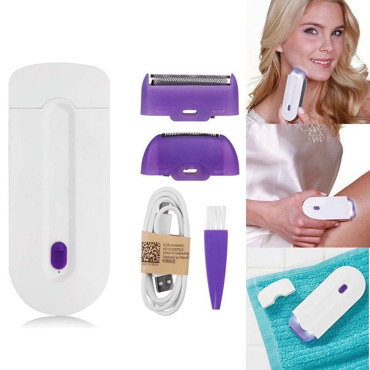 Finishing Touch Laser Hair Removal | 2‑in‑1 Trimmer | Pain‑Free Electric Hair Removal for Women