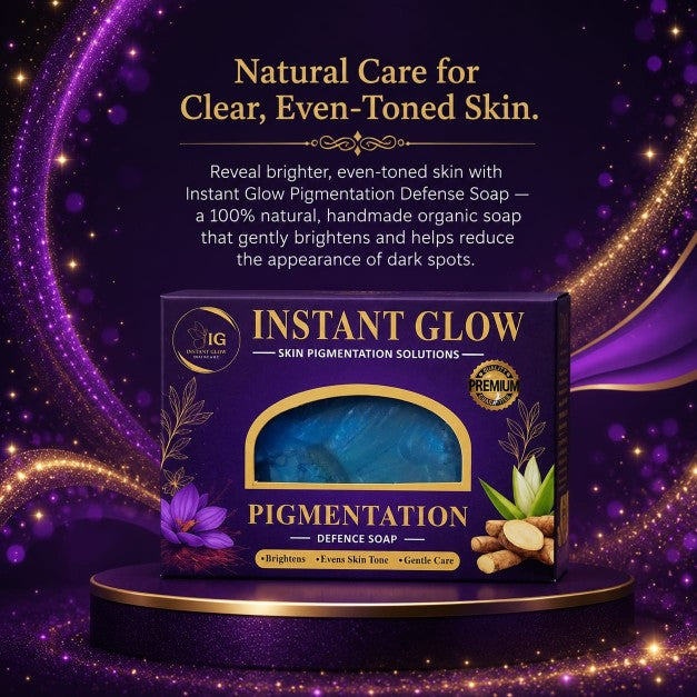 Pigmentation Defense Soap – Natural Handmade Organic Soap for Dark Spots, Acne Marks, Uneven Skin Tone & Instant Glow