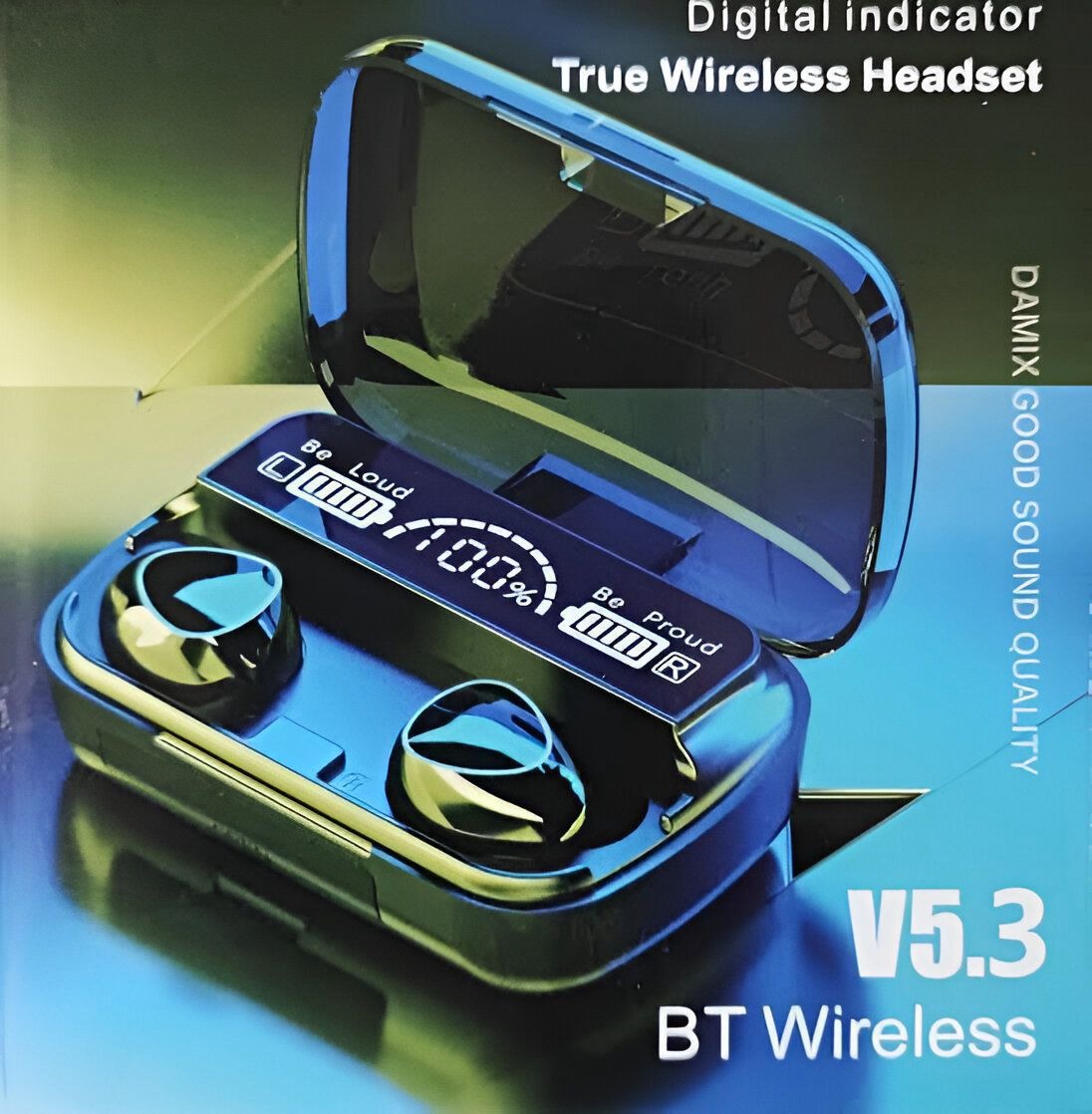 M10 TWS Bluetooth 5.3 Earbuds | Original M10 | LED Display | Wireless Earphones with Microphone