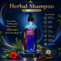 Instant Glow Herbal Shampoo 20+ Formula 500ml | Organic Herbal Shampoo for Hair Growth & Hair Fall Control | Dandruff & Frizz Control | Scalp Nourishing Hair Care