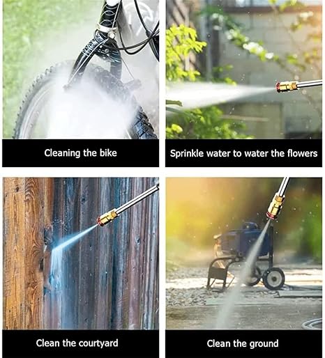 Automatic Cordless Car Wash Spray Gun | 48V High Pressure Lithium Battery | Wireless Foam Jet Washer (Single & Double Battery) - Double Battery