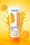 Dr Rashel Vitamin C Ultra Hydrating Whitening Face Wash Brightening Moisturizing Cleanser 100Ml 1 Pc