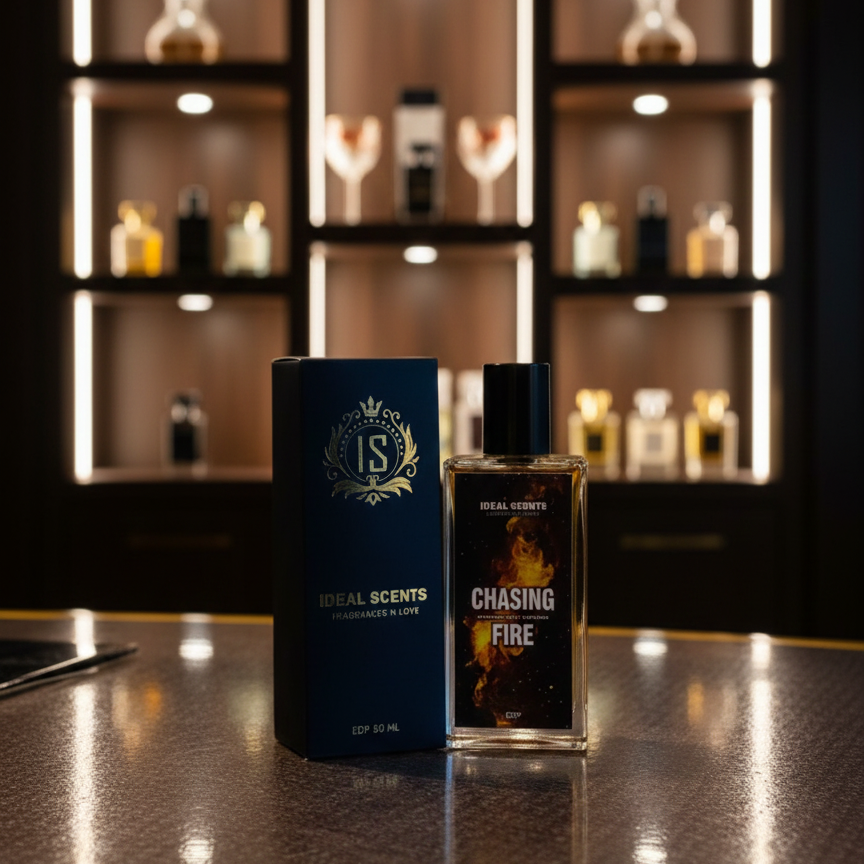 Chasing Fire Fragrance | 50ml | Inspired by Tuscan Leather | Long Lasting 8–10 Hours | Made in Pakistan