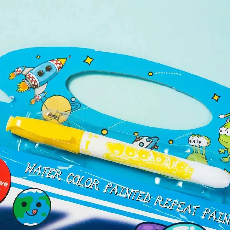 Magical Drawing Books With Pen Water Reveal Activity Book For Kid Random Design Books