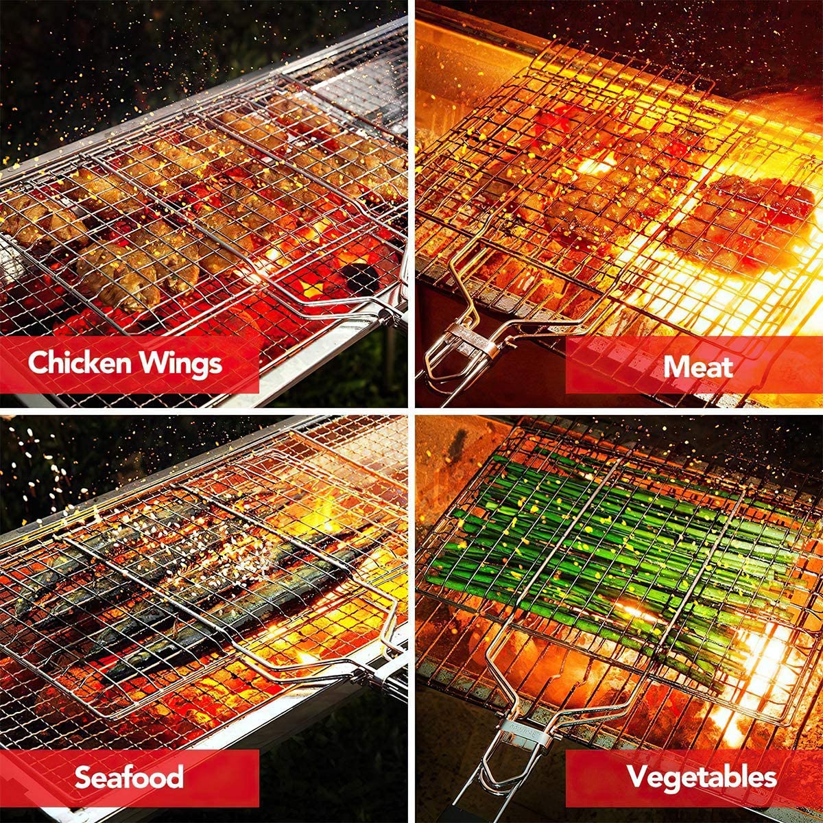 Bbq Stainless Steel Hand Grill Small Size