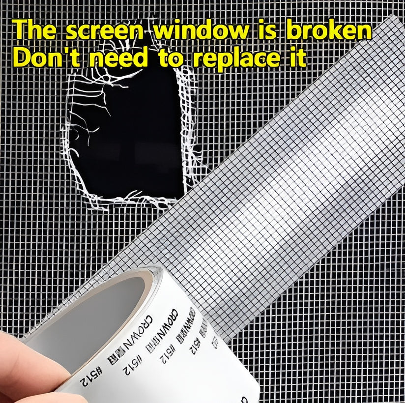 Mesh Roll Tape Window Screen Repair Patch | Keep Mosquitoes Out with Our Anti-Insect, Self-Adhesive Mesh Patch Tape - 2 meter