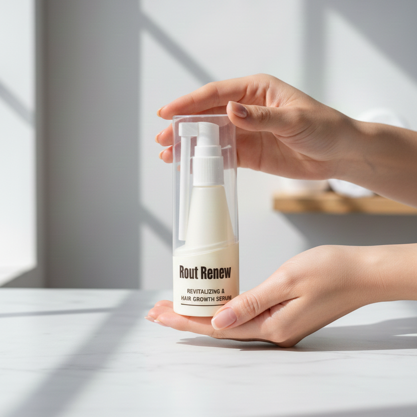 Rout Renew Revitalizing And Hair Growth Serum Nourishes - 50mlScalp Strengthens Roots Promotes Growth Smooth Texture Provides Healthy And Shiny Hair -