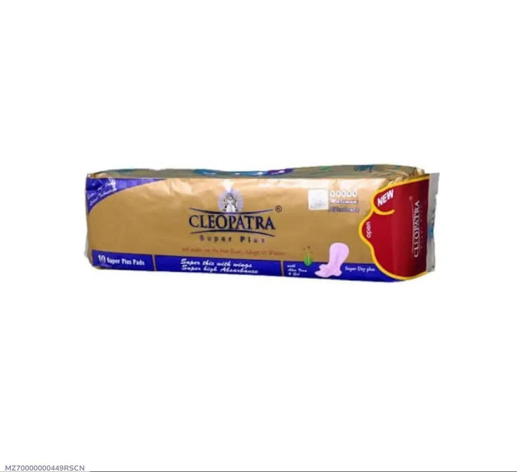 Cleopatra Super Plus Sanitary Pads – Pack of 10 Maxi Thick Pads