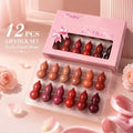 Mini Lipstick Set – Lucky Gourd Shape, Cute Compact Lip Color Collection for Everyday Makeup