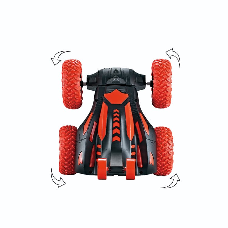 40MHz RC Rotating Stunt Car – Battery Operated Remote Control Rotation & Flip Car