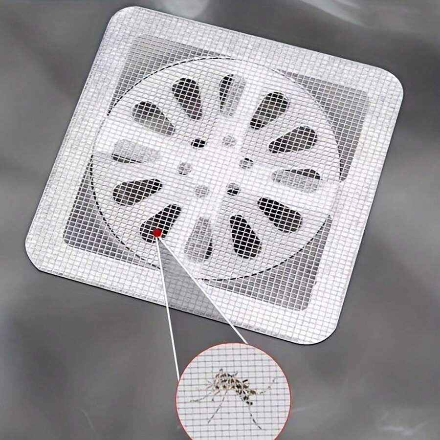 10 Pcs Multifunctional Net Sticker Drainer Net For Bathroom - Kitchen Etc