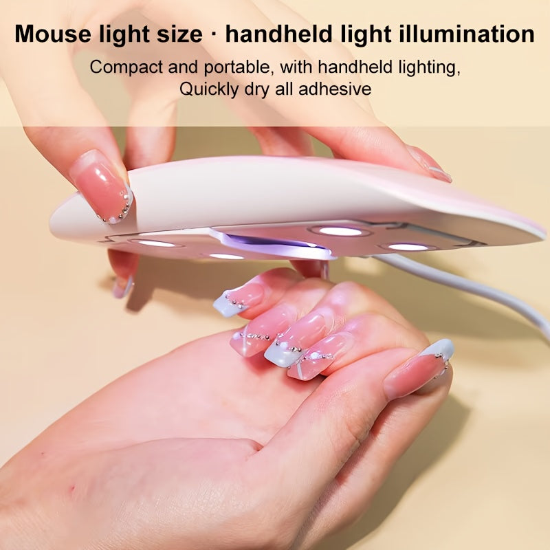 UV Led Lamp For Nails 6W Nail Lamp Light With Timer Mini Premium Quality Smooth Finish Durable Stylish And Compact Design