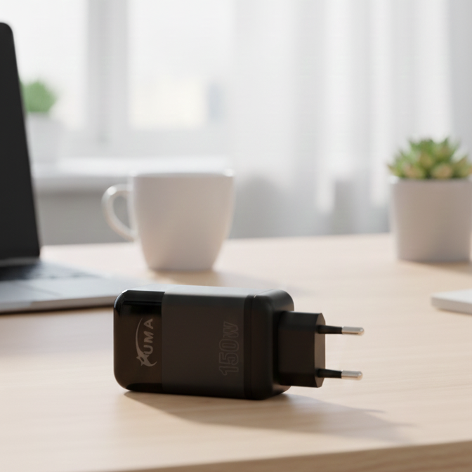150W Super Fast Charger High Speed Charging Durable Quality Compact Design Reliable Utility Powerful Performance (Without Cable)