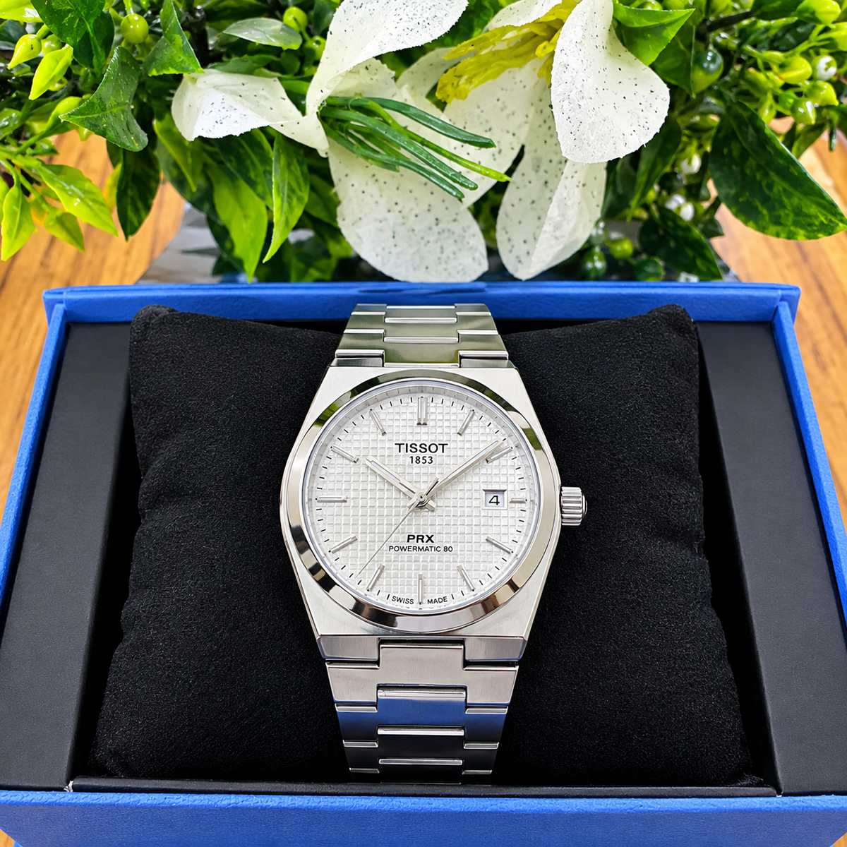 Tissot PRX Powermatic 80 Automatic Watch - Blue