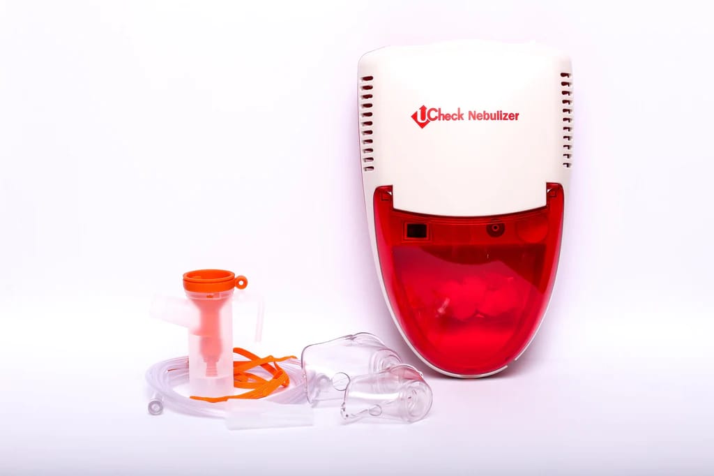 U Check Nebulizer Machine – Compact Inhaler for Infants, Children & Adults with Nebulizer Mask and Accessories