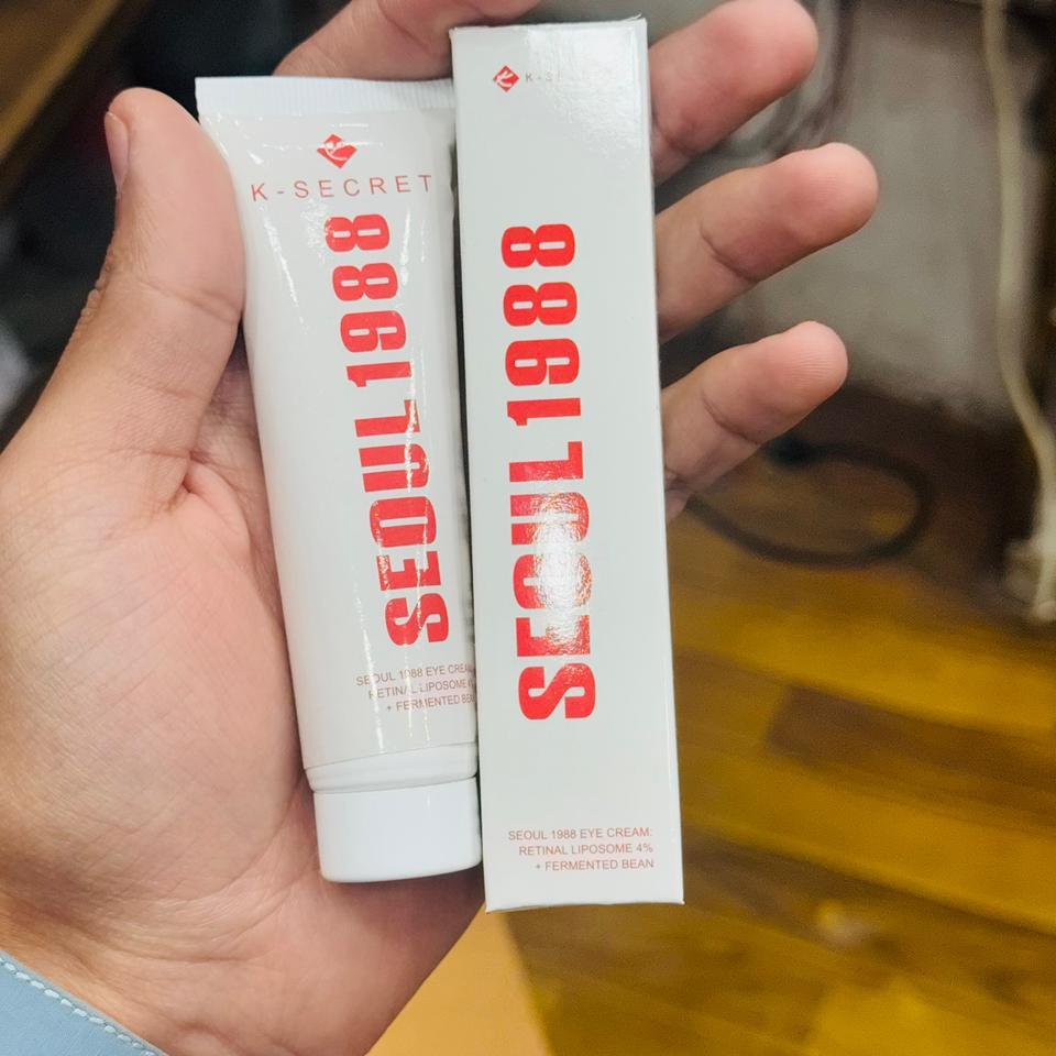 K Secret Seoul 1988 Eye Cream Providing Gentle Care Wrinkle Reduction Brightening Effect Hydrating Formula - 20g