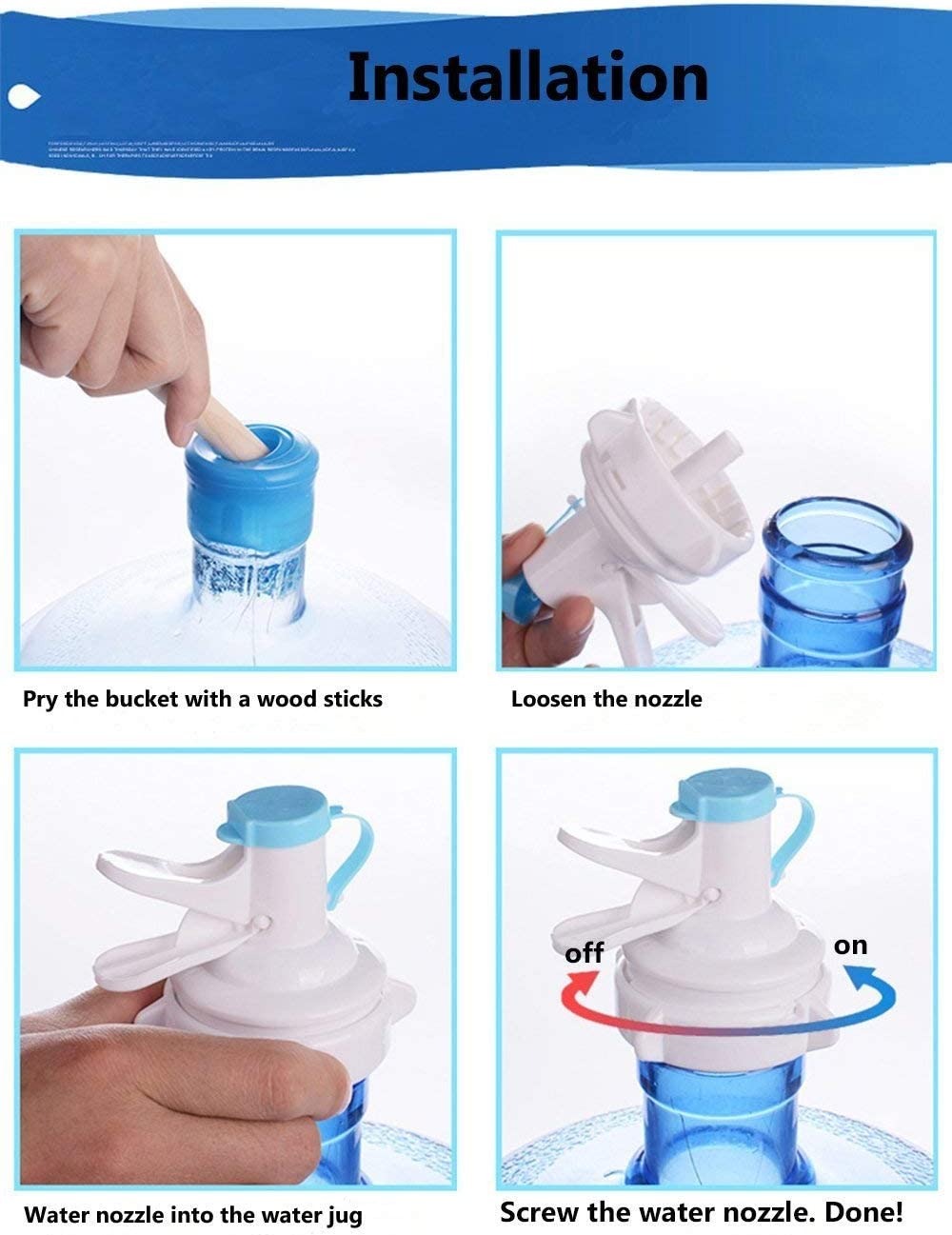 19 Liter Water Bottle Dispenser Nozzle | High Quality Durable Water Bottle Nozzle For Easy Pouring And Leak-Free Dispensing