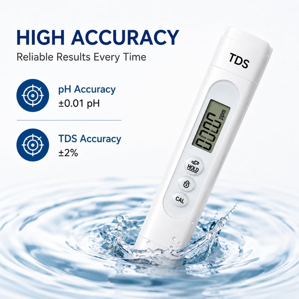 TDS Meter M1S White Portable Accurate Reliable Durable Best Quality Practical Choice For Water Quality Testing And Monitoring
