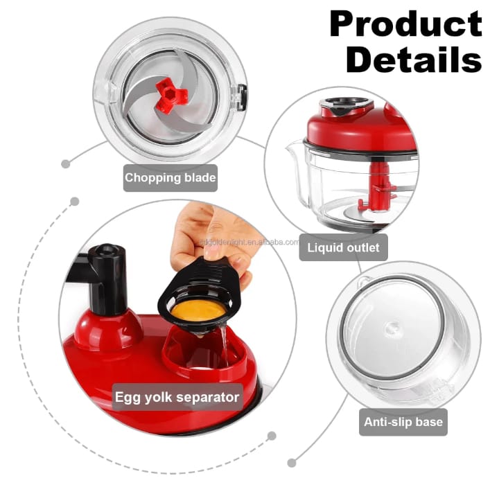 Manual Hand Multifunction Speedy Vegetable Quick Chopper Quick Chopper Vegetable Onion Chopper Kachomer Salad Machine