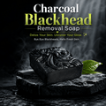 Charcoal Blackhead Removal Soap – Deep Cleansing Activated Charcoal Soap for Blackheads, Acne, Oil Control, Pore Cleansing & Clear Skin | Handmade Organic Soap