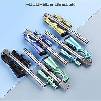 1 PCs Gun-Shaped Gel Pen – Stylish Metal Body, Smooth Writing, Unique Design Gift for Kids, Students & Collectors