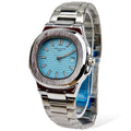 Patek Philippe Geneve Watch For Men | Best Quality Stainless Steel Watch For Men | Analog Watch For Men ( Without Box ) - Black Dial
