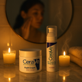 Cerave Skincare Set Night Cream Retinol Serum Acne Foaming Cream Cleanser And Hydrating Mineral Sunscreen Spf 50 Dermatologist Developed