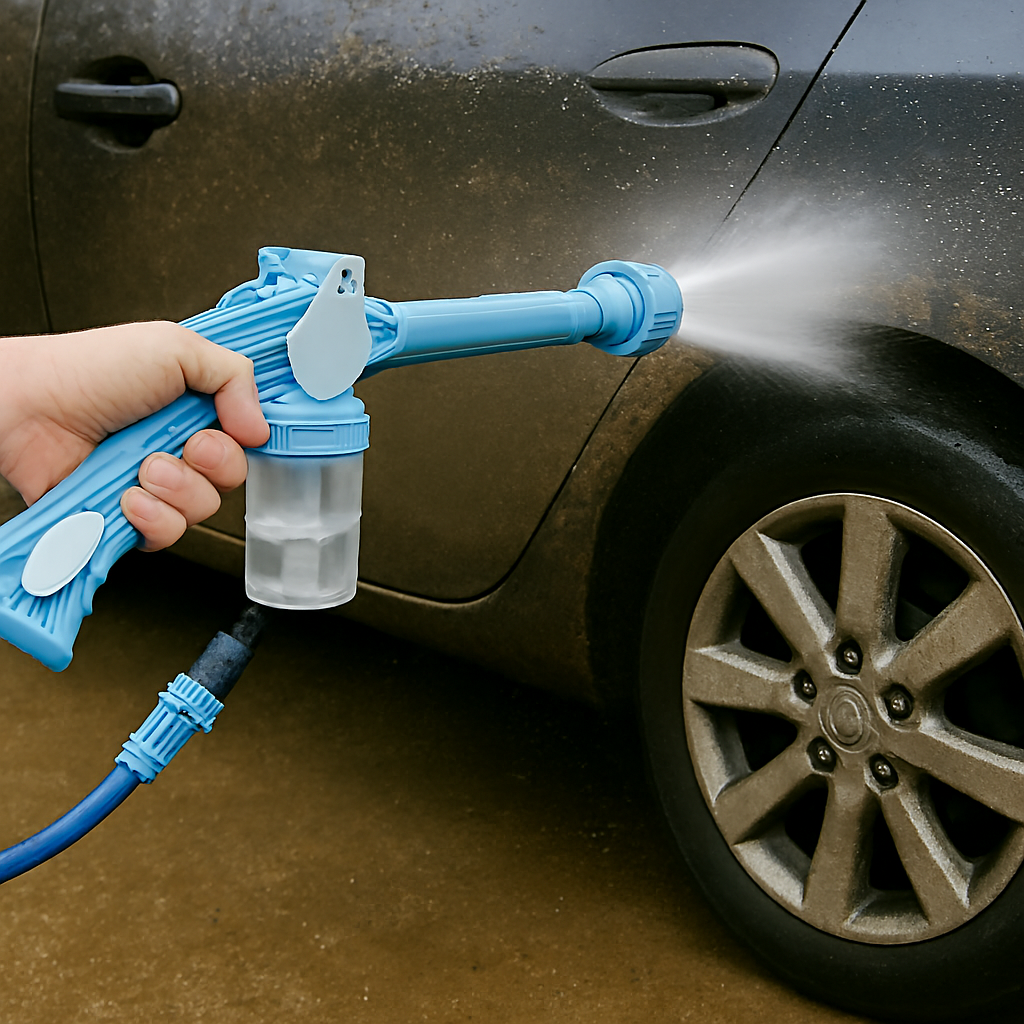 Jet Water Canon 8 In 1 Turbo Water Spray For Car Amp Bike Washing Gardening Best Quality Water Spray Random Color