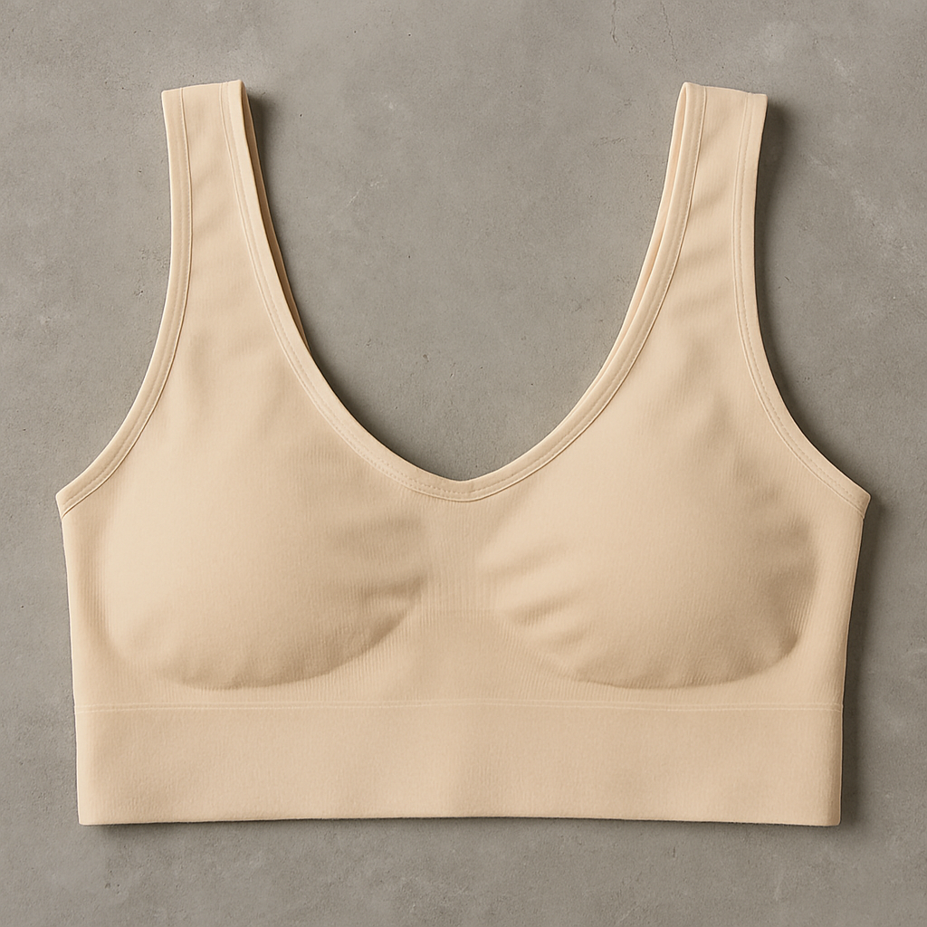 Ladies Air Bra Soft Jersey Fabric Plain Non Padded Design Comfortable Lightweight Everyday Wear Lingerie In Skin Color Stretchable Size