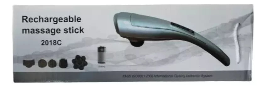 2018C Infrared Light Massager Rod Non Rechargeable Handheld Massager For Targeted Pain Relief And Relaxation Grey Color