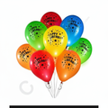 5Pcs Light Up Led Balloons Hbd Glowing Party Balloons For Birthday Anniversary Wedding New Year And Celebration Decorations