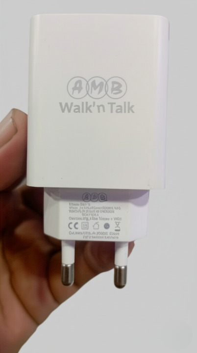 Amb Walkn Talk 22 5W Super Fast Charger Nm 18 Quick Charge Smart Power Delivery Adapter With Built In Safety System Fcc Ce Rohs Certified
