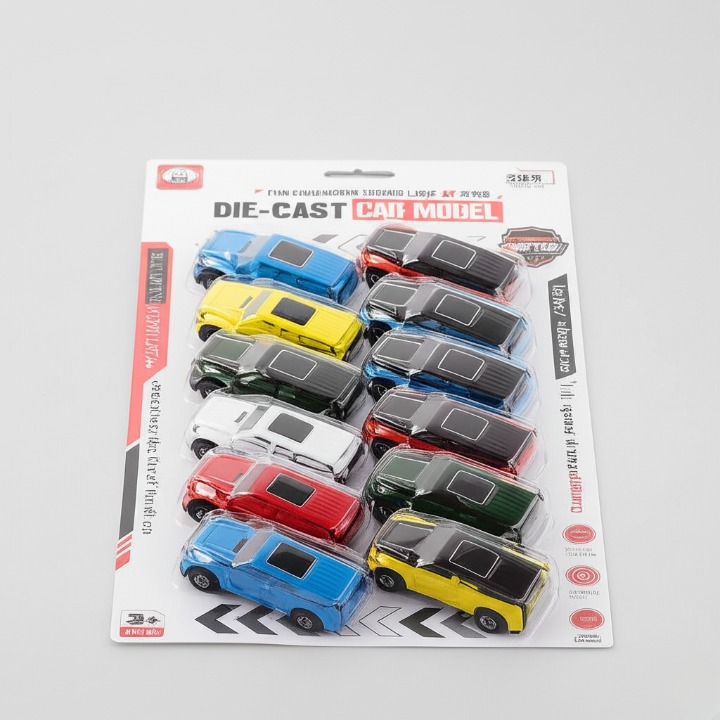 Die Cast Metal Toy Cars Set Pack Of 12 Assorted Suv Models In Vibrant Colors For Kids Play Collecting Racing And Gifting